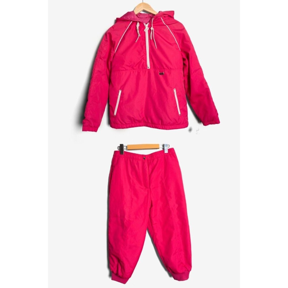 Vintage NWT White Stag Ski Jacket & Pants Kids Size 8  Snow Suit 80s Pink